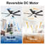 Ventilateur de plafond encastré noir mat Trerise-973154036-973154037