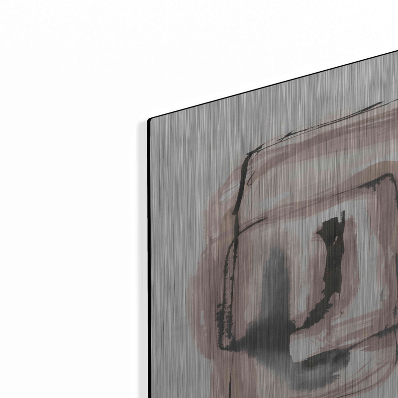 Brayden Studio 'Lost in Squares III' by Chris Paschke, Metal Wall Art, 12" H x 12" W