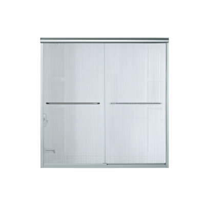 Finesse - W x 58.07'' H Bypass Door Frameless Tub Door with