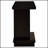 Fiona Cappuccino Engineered Wood Pedestal Console Table, Durable and Stylish for Modern Interiors