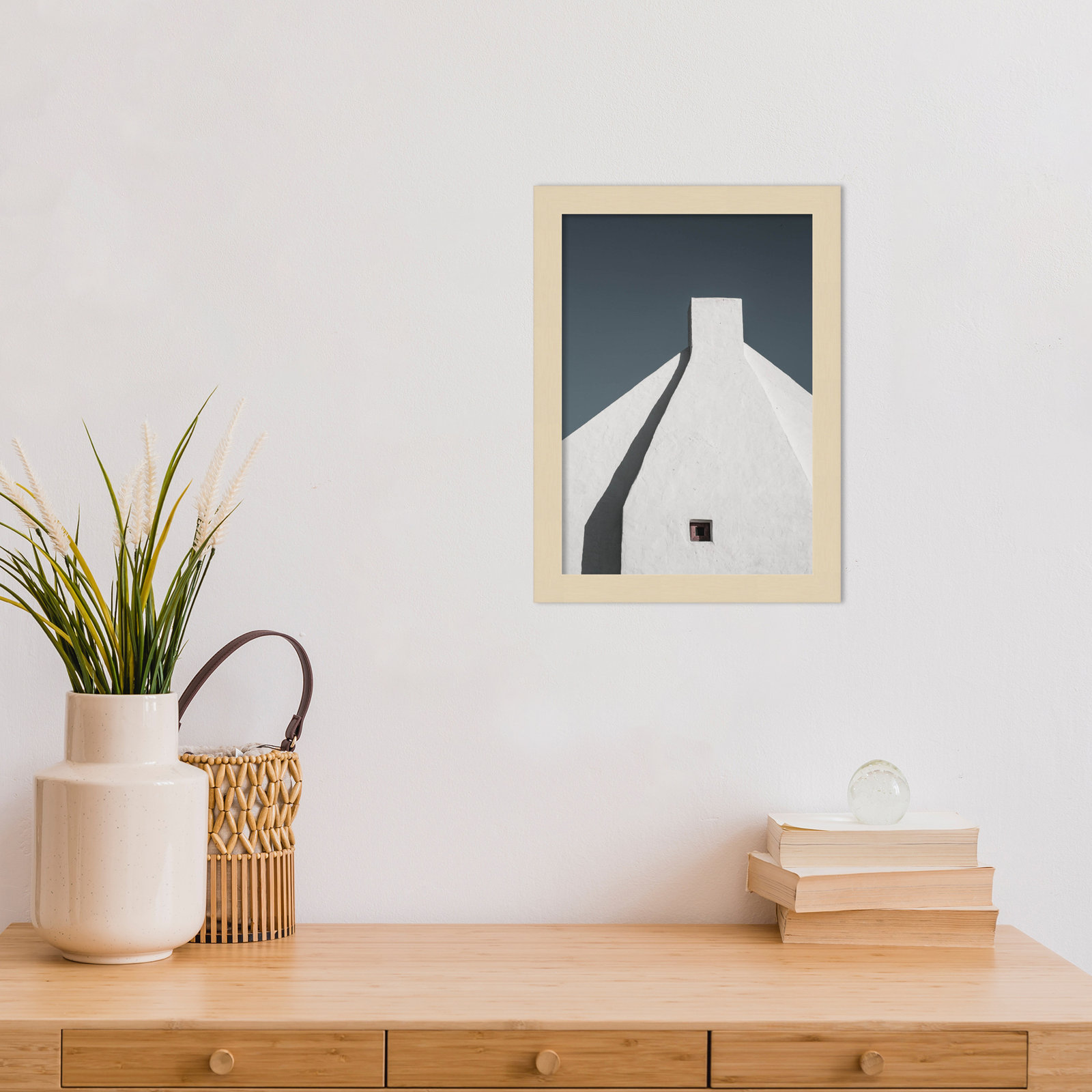 Ruebin "Archi Tek 02" Print, Brown, 13" H x 10" W