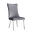 Chaise parsons en velours capitonné Infield