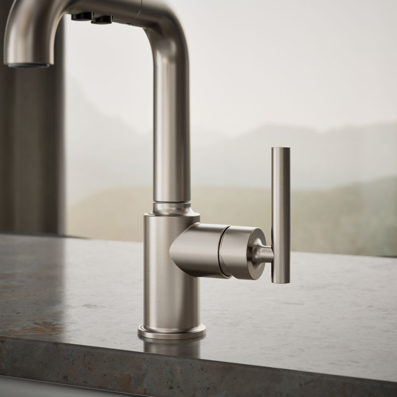 Purist® Single Handle Kitchen Faucet, Vibrant Stainless