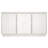  Sideboard White 43.7X13.4X23.6" Solid Wood Pine