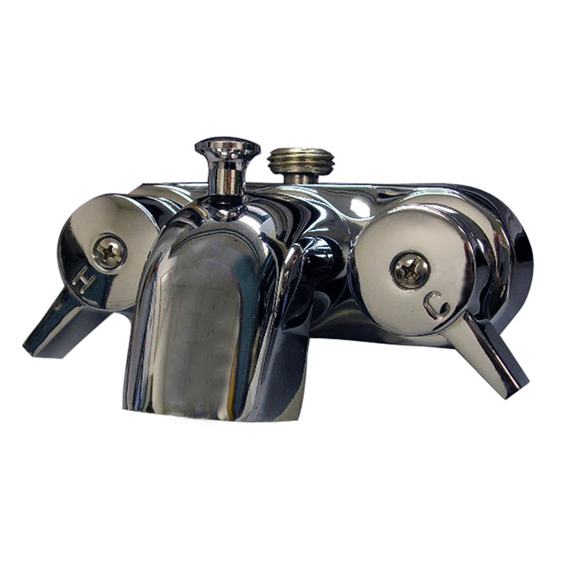 2 Handle Bathroom Bath Faucet with Diverter