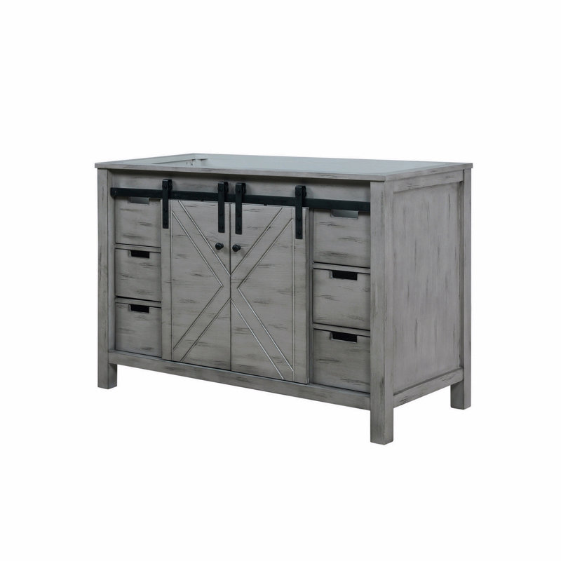 Meuble-lavabo de salle de bain 48 po X P 22 po D, Gris