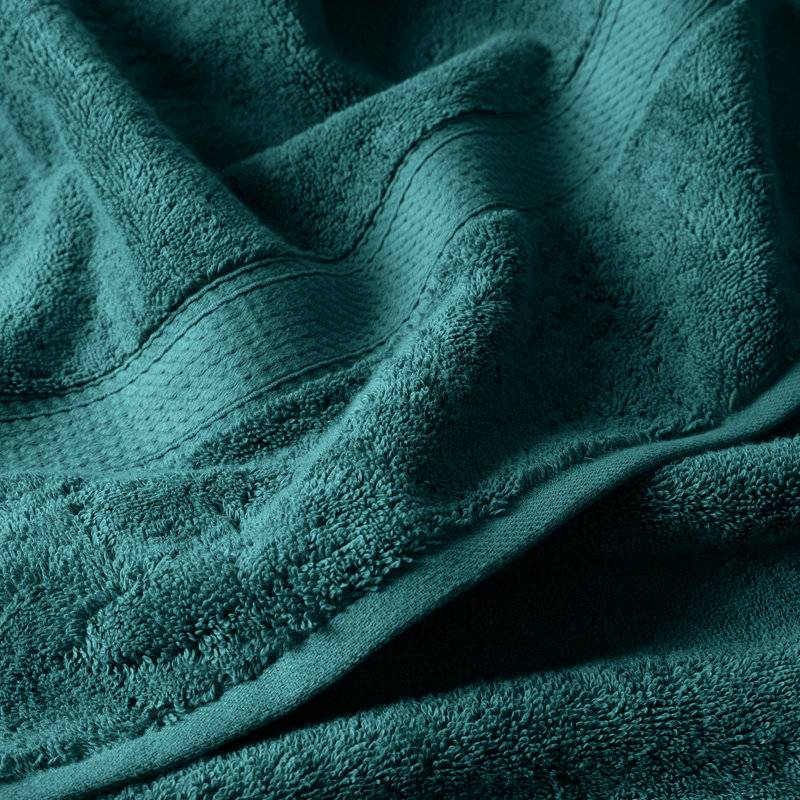 Scotia Egyptian Cotton Bath Towel Set, Teal, 3Pc Towel Set  (1Bath, 1Hand, 1Face)