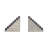 Latitude Run® Striped Steps Bookends, Black/White - A Fusion Of Mdf And Resin Magic