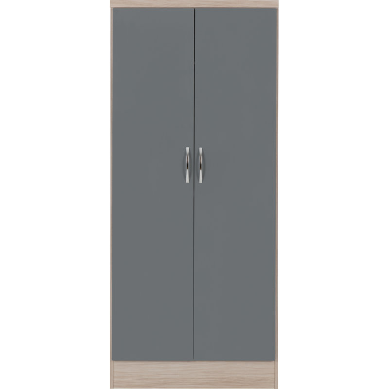 Cascio 2 Door Wardrobe, Grey
