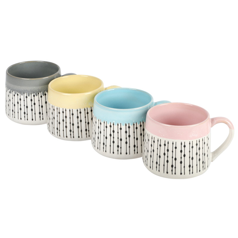Grande tasse à café en grès