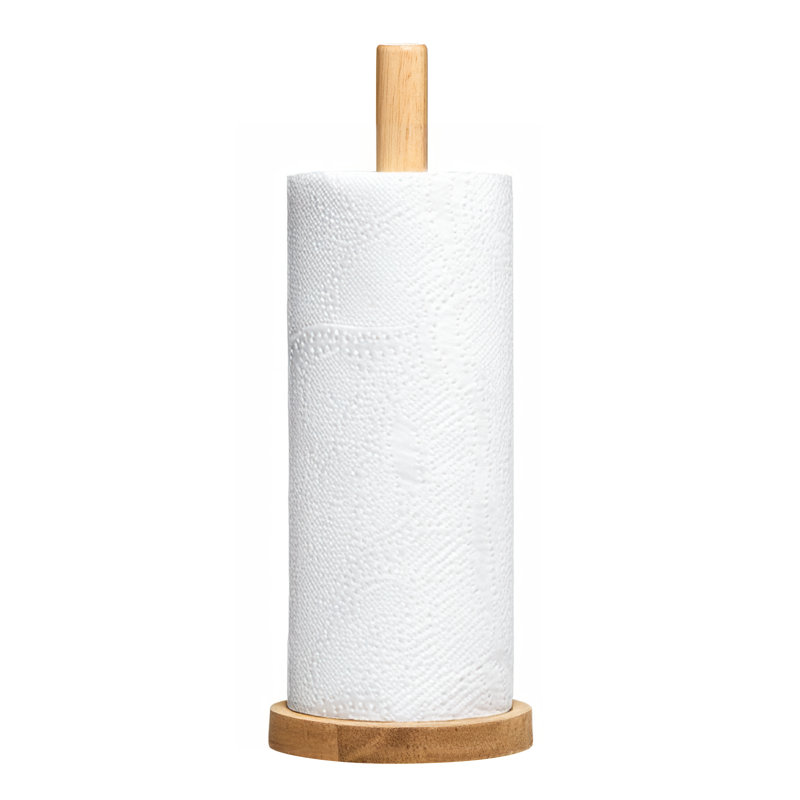 Wood Paper Towel Holder