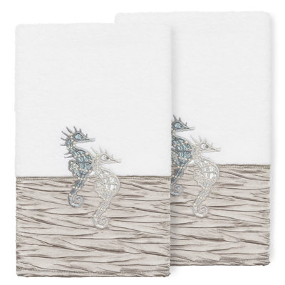 Sofia 100% Turkish Cotton Embellished Hand Towel