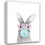 «Trinx Nieman, Rachel», reproduction d'art sur toile tendue: Bubble Gum Buny-721676408