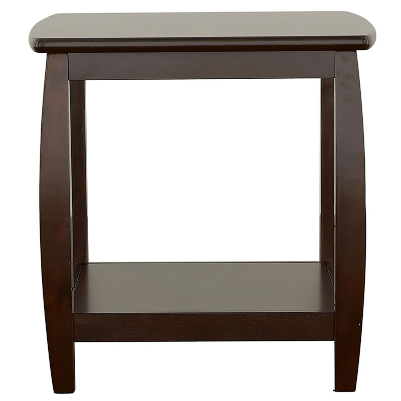 Cappuccino Square End Table