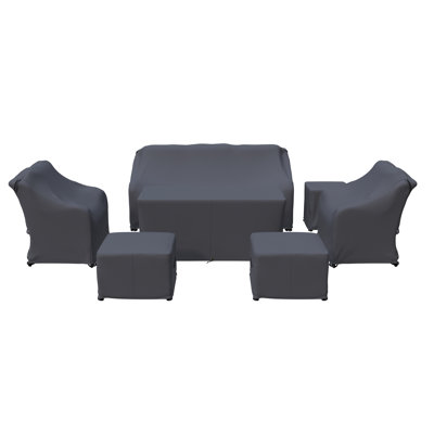 All Weather Wicker Rattan Patio Conversation Sets Group Seating Outdoor Furniture Covers