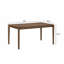 Solid Wood Base Dining Table-855289090