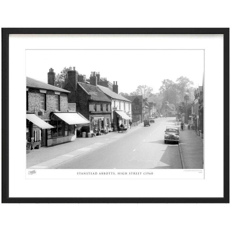 Stanstead Abbotts, High Street C1960 by Francis Frith - Single Picture Frame Print, 28cm H x 36cm W x 2.3cm D