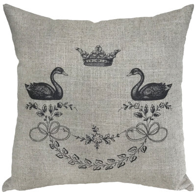 Linen Reversible Throw Pillow
