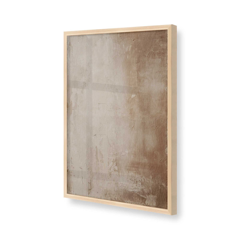 Fresco's Silent Tale II, Érable brut encadré, H 17 po x l 13 po
