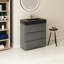 Meuble-lavabo simple 30 po avec comptoir Romen-1744203615-1744203614
