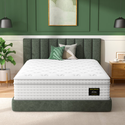 12"/14" Medium Mattress,Hybrid Memory Foam Hotel Collection Mattress,Pocket Spring for Pressure Relief & Motion Isolation