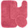 Dextra Multiple Nylon Non-Slip 3 Piece Bath Rug Set
