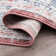 Saxton Oriental Indoor Polypropylene & Polyester Area Rug, Red-Multi-Color