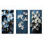 Fleurs de cornouiller dans des tons de gris - ensemble de 3 impressions de cornouiller-894656134