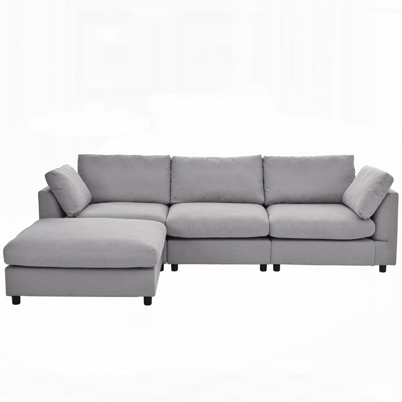 Canapé modulaire convertible Upholstery, Gris