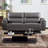 Malissa 79'' Faux Leather Sofa