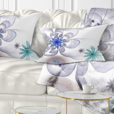 Coussin lombaire en fleur symétrique floral