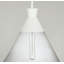 Luminaire suspendu conique à 1 lumière Chassica-367777264