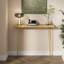 100cm W Rectangular Solid Wood Console Table Wall Mounted Shelves