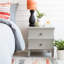 Jupiter Arlan End Table Nightstand with Drawers