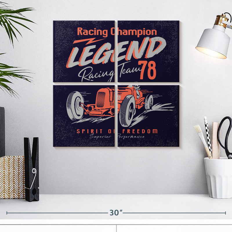 Affiche Sirci Racing Legend, H 18 po x l 18 po