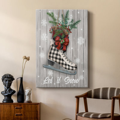 Christmas Skates -Custom Wrapped Gallery Cavas