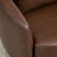 Fauteuil demi-tonneau rembourré pivotant avec rangement-1975871538