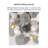 Luxurious minimalist metal wall decorations - modern creative wall ornaments