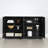 Arum Set Of 2 Sideboards With Shelves-107315511