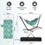 Palm Print Double Classic Hammock with Stand