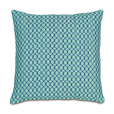 Malia Appliqued Cotton Throw Pillow