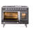 ILVE Professional Plus II 48 Dual Fuel Range, 8 Sealed Burners, Griddle (Graphite Matte)-98196415-98196414