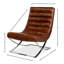 Cassino Leather Tufted Lounge Chair