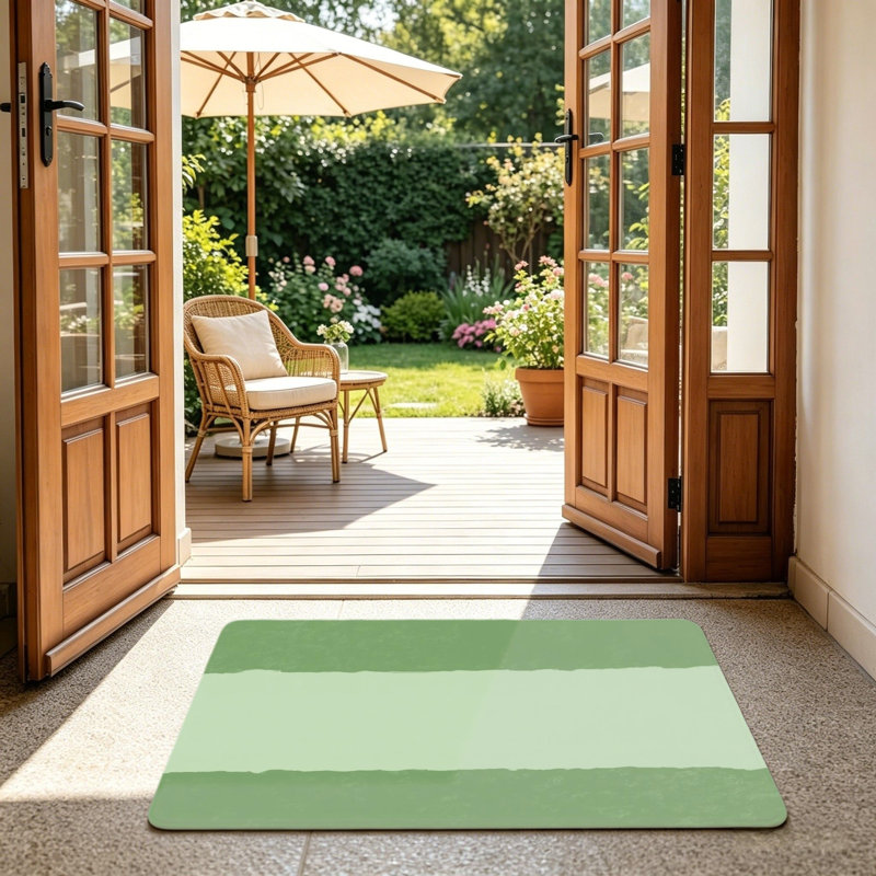 Tapis vert deux tons 24 "x 36" pour l'extérieur et l'intérieur