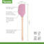 Tovolo Flex-Core Spatula Wood Handle Pink Sorbet