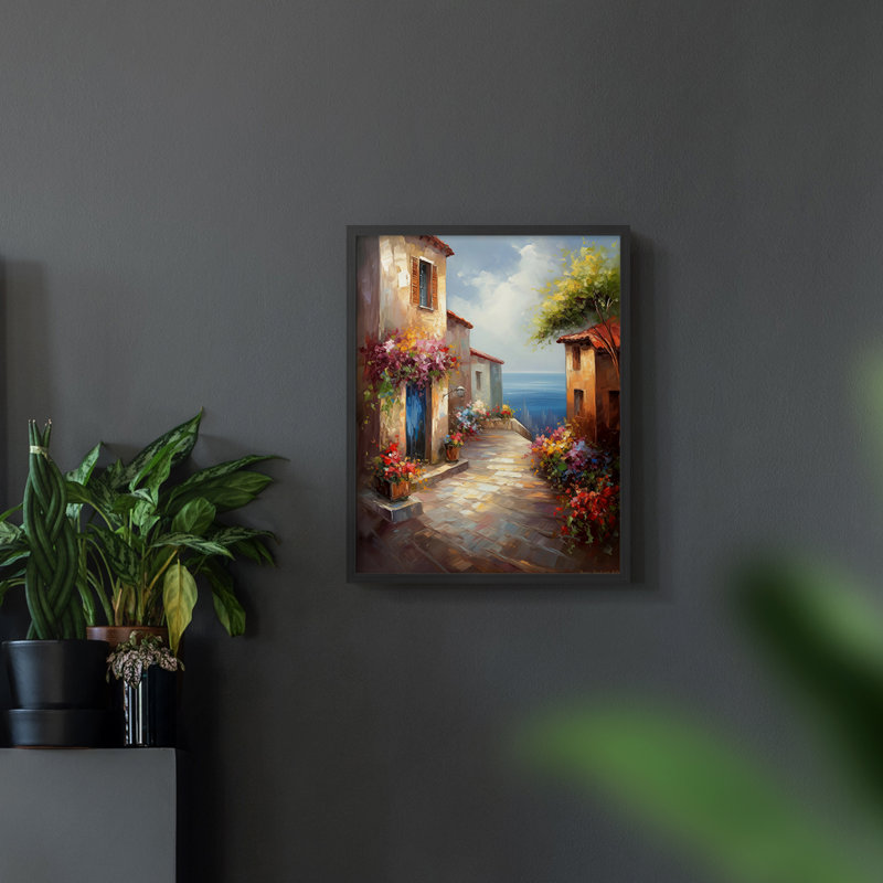 LANDSCAPES Series CCLxxix - reproduction encadrée de qualité supérieure - prête à être accrochée - aucun clou requis