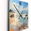 Beach Photo Seaside Reflections V - Nautical & Beach Very Large Wall Clocks-99629421