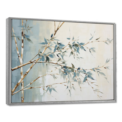 Green Zen Moment Bamboo - Bamboo Canvas Art