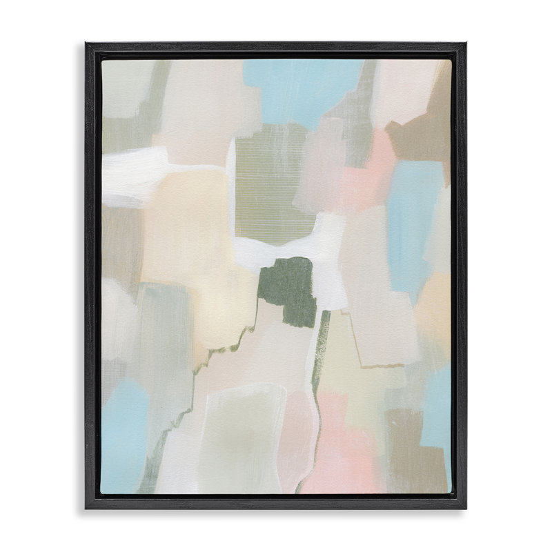 «Soft Soft Expression Floater» par Grace Popp, Cadre flottant noir de jais, H 21 po x l 17 po