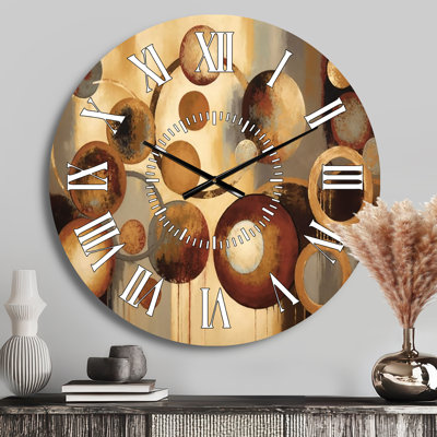 Horloge murale Aged Barrel Universes III